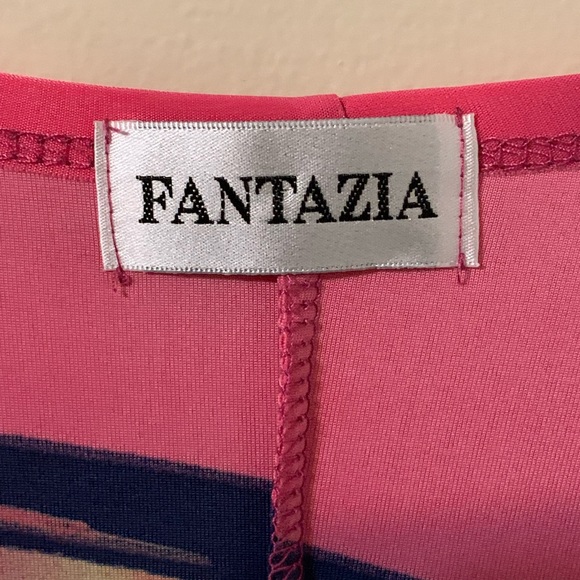 Sleeveless Multicolor Top by FANTAZIA size Large - Picture 5 of 15